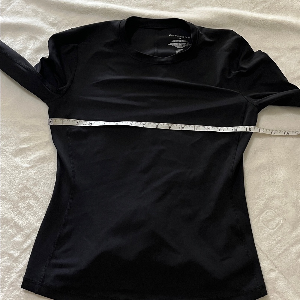 Carbon38 Black Long Sleeve Blouse - Picture 3 of 7